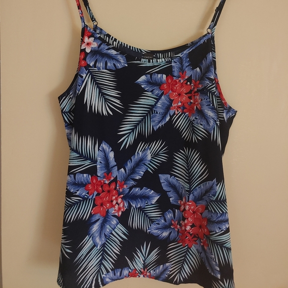 Shein XL polyester floral summer dress & XL floral tank top - Picture 2 of 2